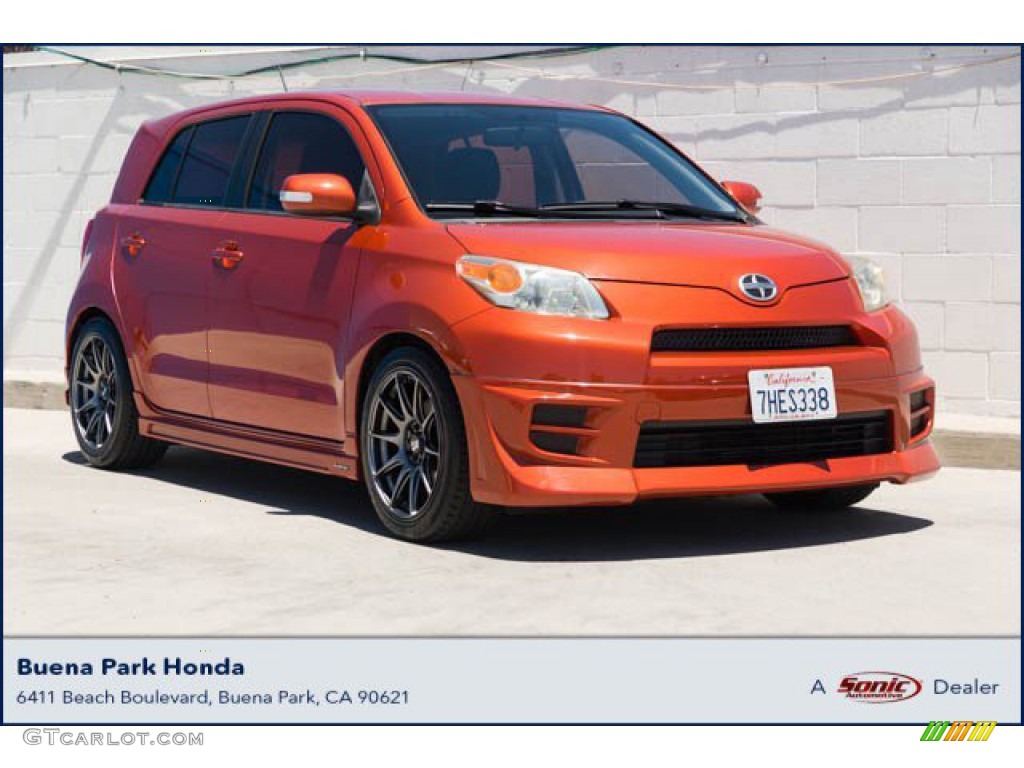 2008 xD  - Hot Lava Orange / Charcoal Gray/Lava Orange photo #1