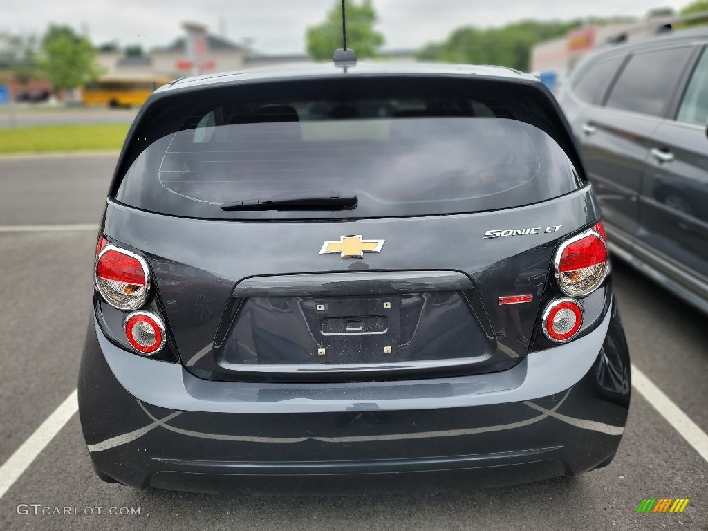 2016 Sonic LT Hatchback - Nightfall Gray Metallic / Jet Black/Dark Titanium photo #6