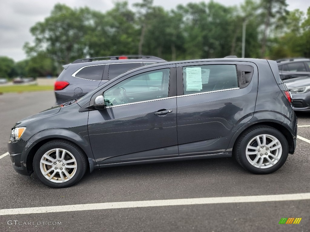 Nightfall Gray Metallic 2016 Chevrolet Sonic LT Hatchback Exterior Photo #144438453