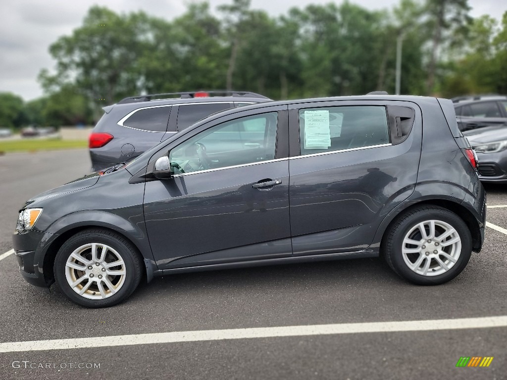 2016 Sonic LT Hatchback - Nightfall Gray Metallic / Jet Black/Dark Titanium photo #8