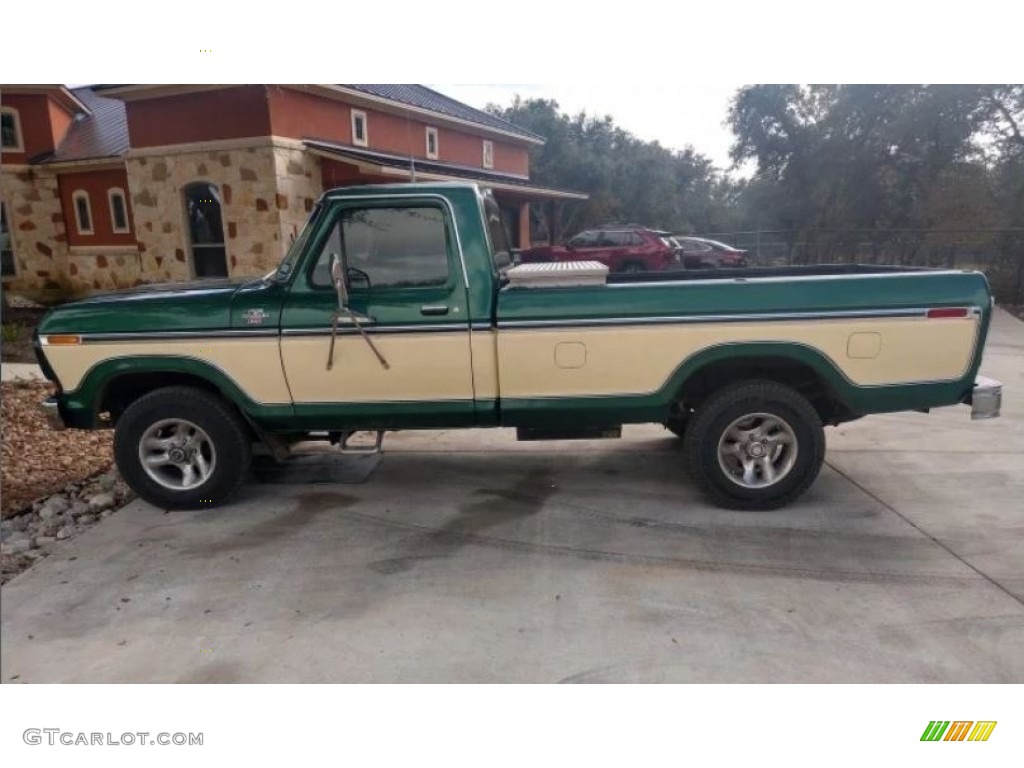 Dark Jade Metallic 1979 Ford F150 F150 Ranger XLT Regular Cab 4x4 Exterior Photo #144439323