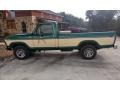 Dark Jade Metallic 1979 Ford F150 F150 Ranger XLT Regular Cab 4x4 Exterior