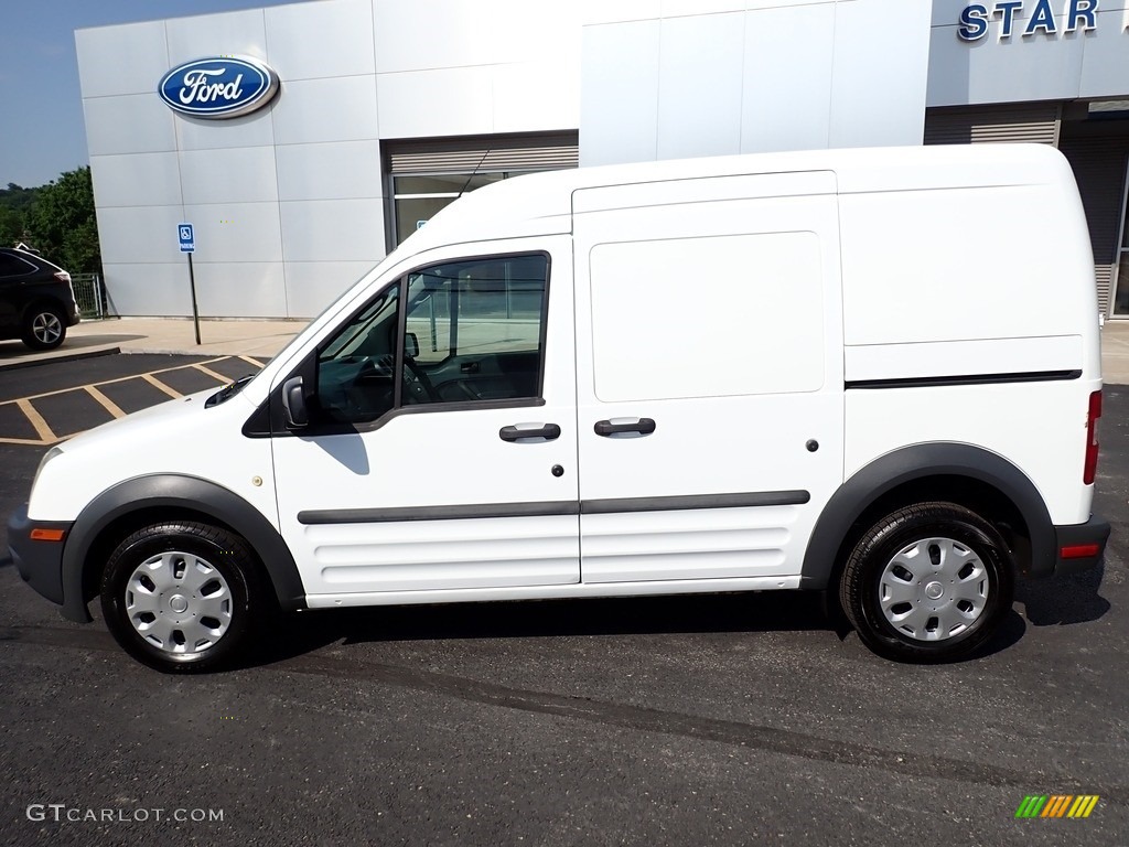 Frozen White 2011 Ford Transit Connect XL Cargo Van Exterior Photo #144439589