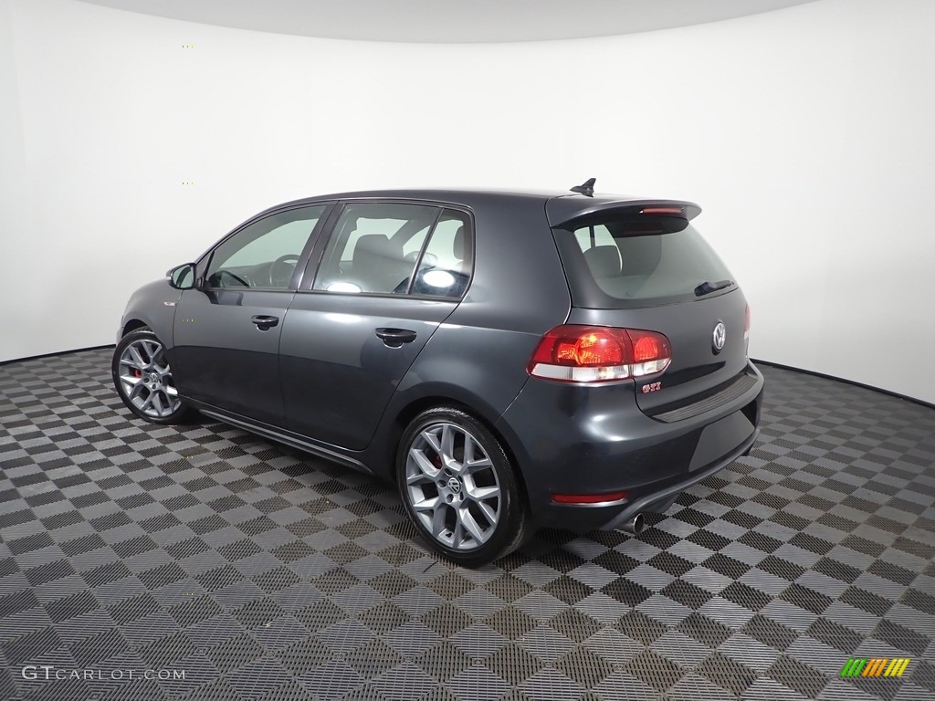 2013 GTI 4 Door - Carbon Steel Gray Metallic / Interlagos Plaid Cloth photo #5