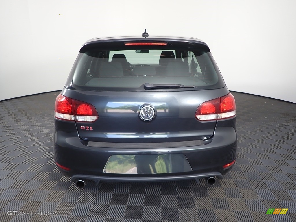 2013 GTI 4 Door - Carbon Steel Gray Metallic / Interlagos Plaid Cloth photo #6