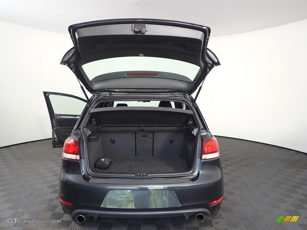 2013 GTI 4 Door - Carbon Steel Gray Metallic / Interlagos Plaid Cloth photo #7