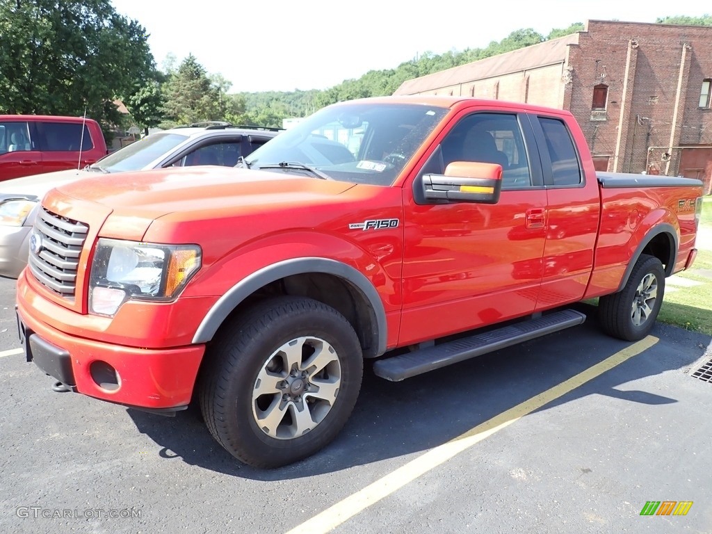 2011 F150 FX4 SuperCab 4x4 - Race Red / Black photo #1