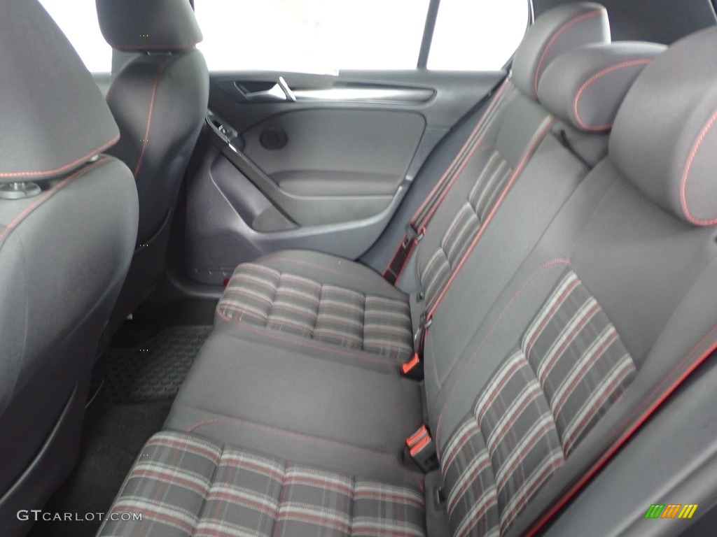 2013 GTI 4 Door - Carbon Steel Gray Metallic / Interlagos Plaid Cloth photo #23