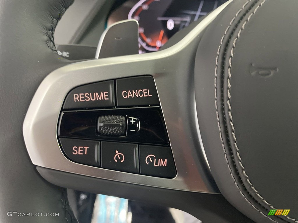 2022 BMW X6 xDrive40i Tacora Red Steering Wheel Photo #144440241
