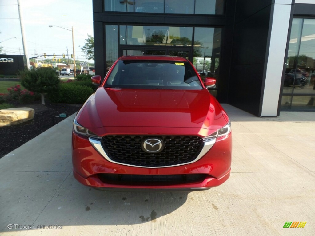 2022 CX-5 Turbo Signature AWD - Soul Red Crystal Metallic / Caturra Brown photo #2