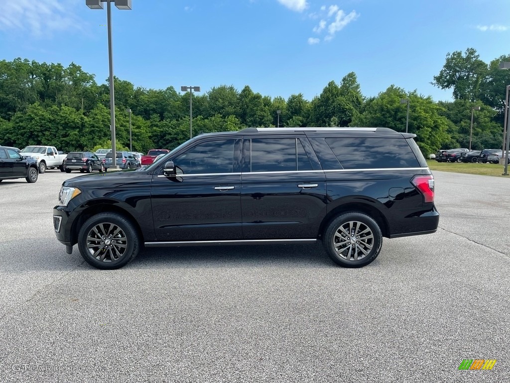 Agate Black Metallic 2019 Ford Expedition Limited Max 4x4 Exterior Photo #144441351