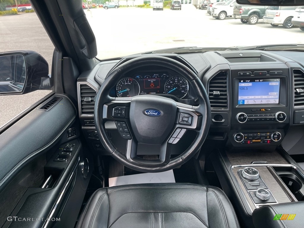 2019 Ford Expedition Limited Max 4x4 Ebony Dashboard Photo #144441369