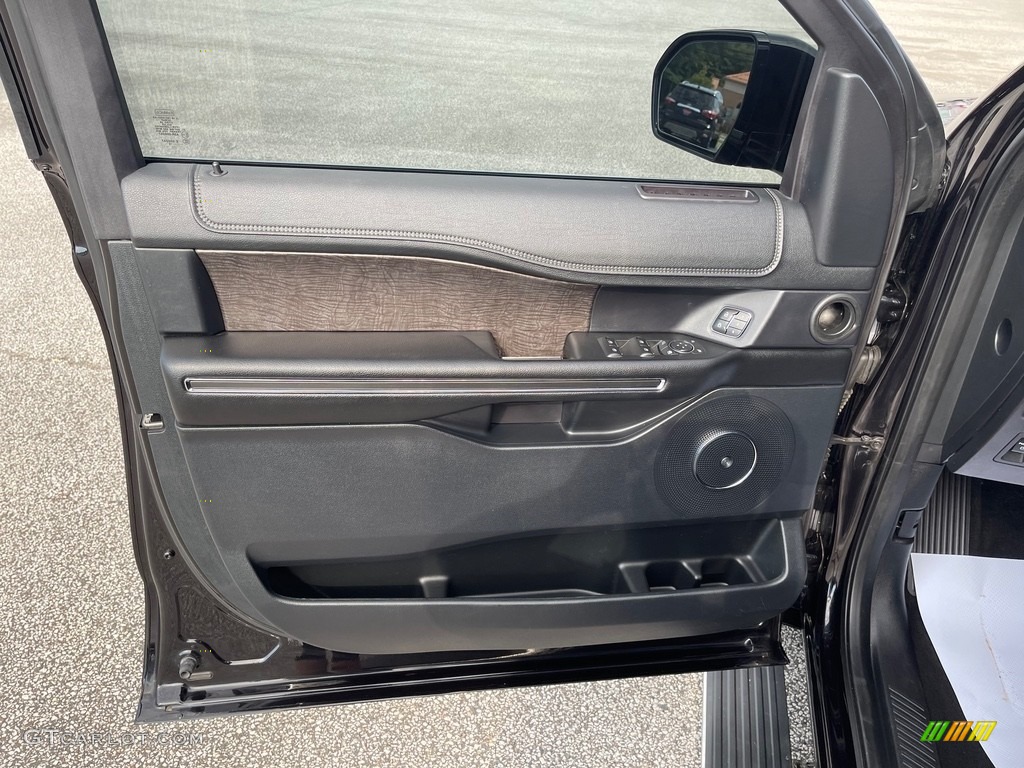 2019 Ford Expedition Limited Max 4x4 Ebony Door Panel Photo #144441420