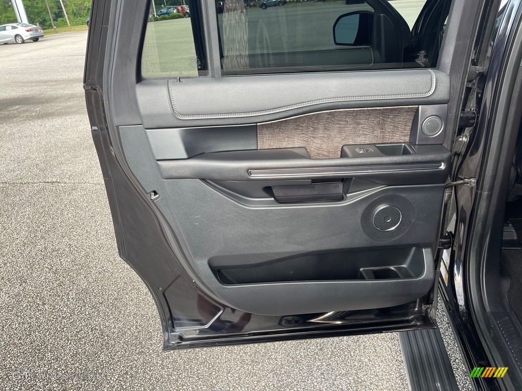 2019 Ford Expedition Limited Max 4x4 Ebony Door Panel Photo #144441453