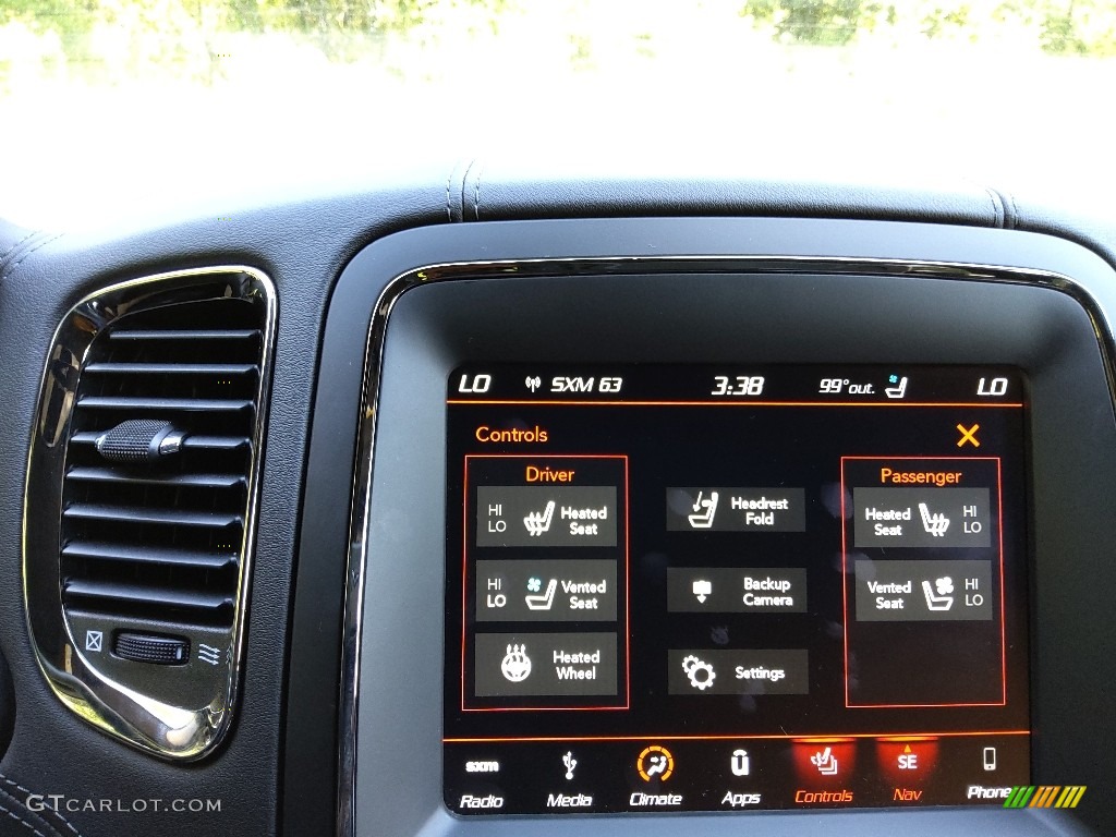 2019 Durango R/T AWD - Redline 2 Coat Pearl / Black photo #25
