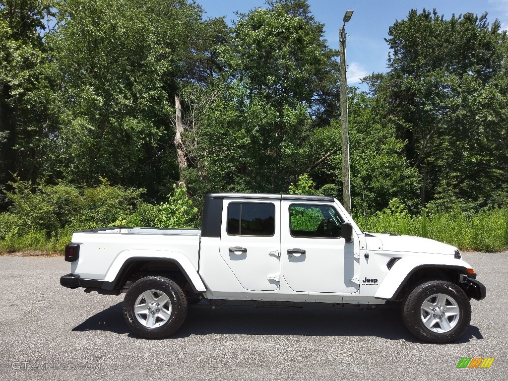 2022 Gladiator Sport 4x4 - Bright White / Black photo #5