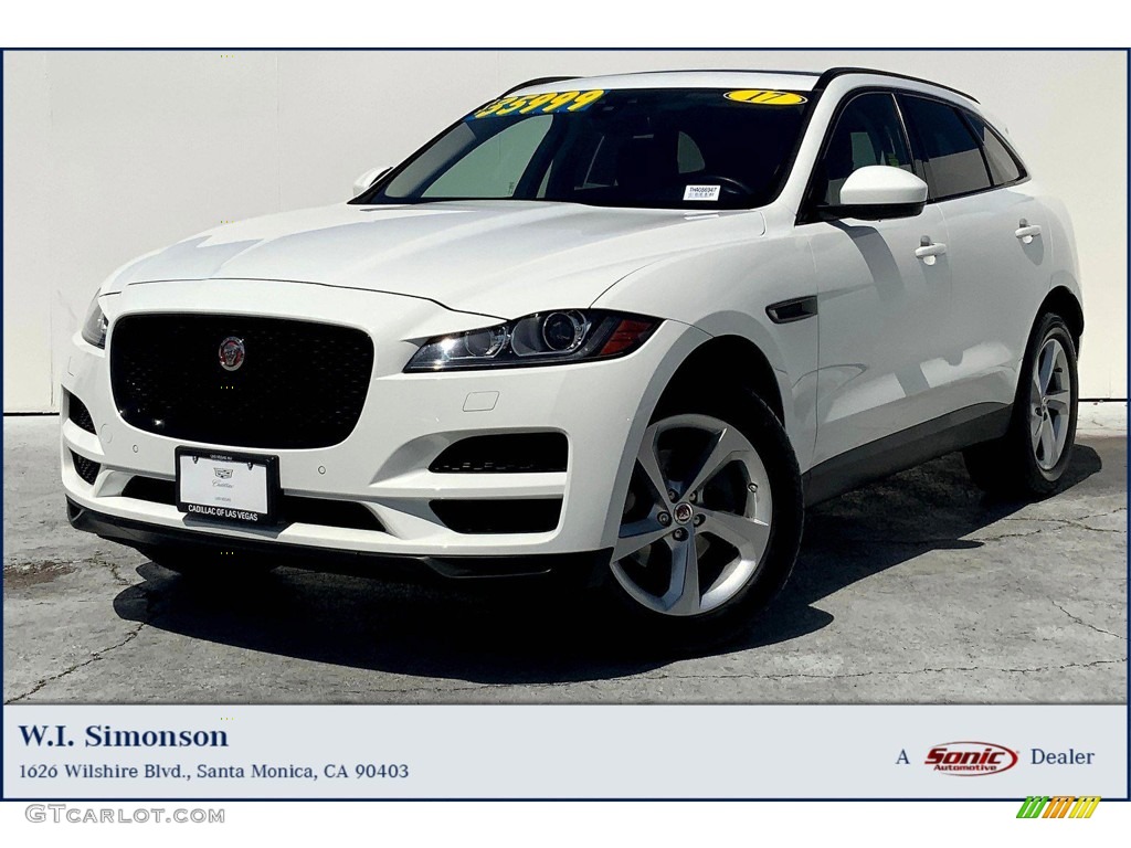 2017 F-PACE 20d AWD Premium - Polaris White / Jet photo #1