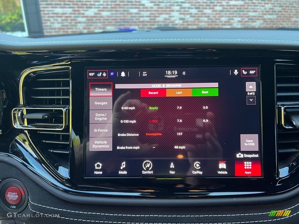 2021 Dodge Durango SRT Hellcat AWD Controls Photo #144444251