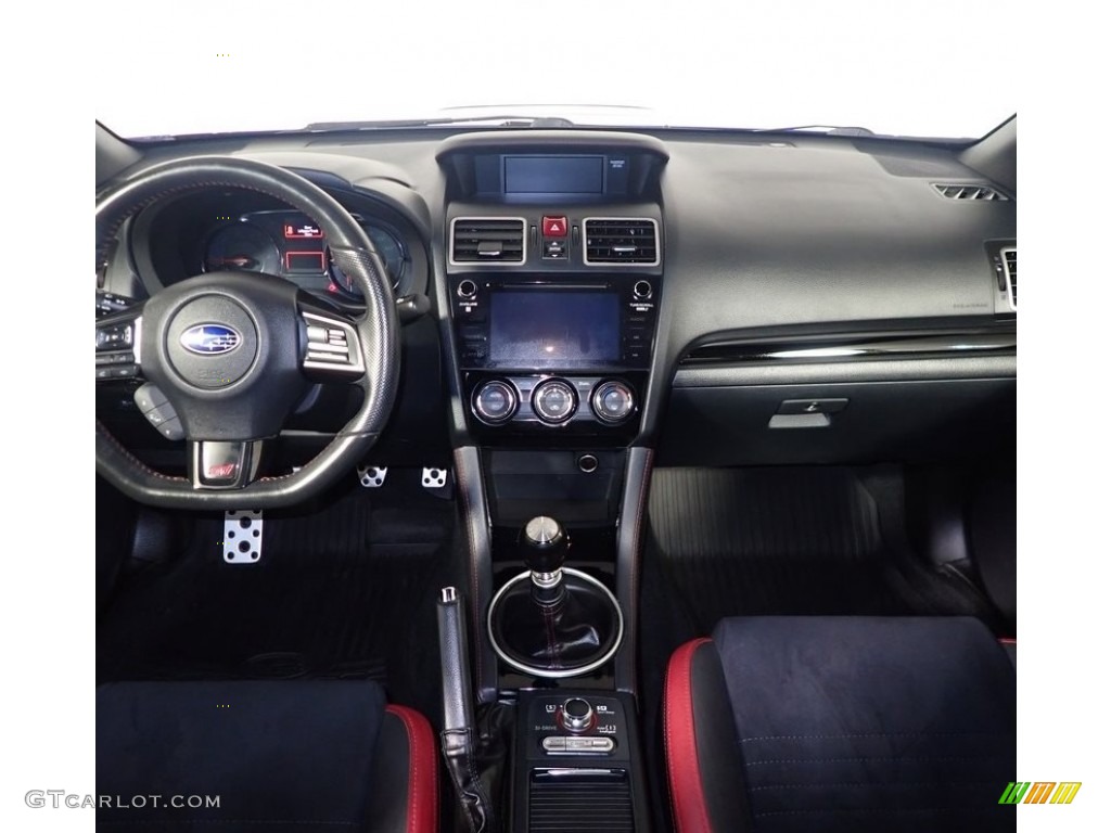 2019 Subaru WRX STI Black Ultrasuede/Carbon Black Dashboard Photo #144444455