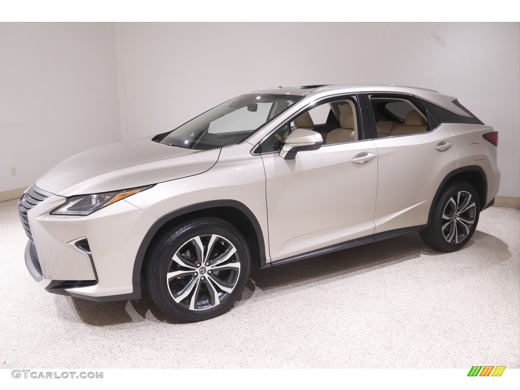 Satin Cashmere Metallic 2019 Lexus RX 350 AWD Exterior Photo #144445388