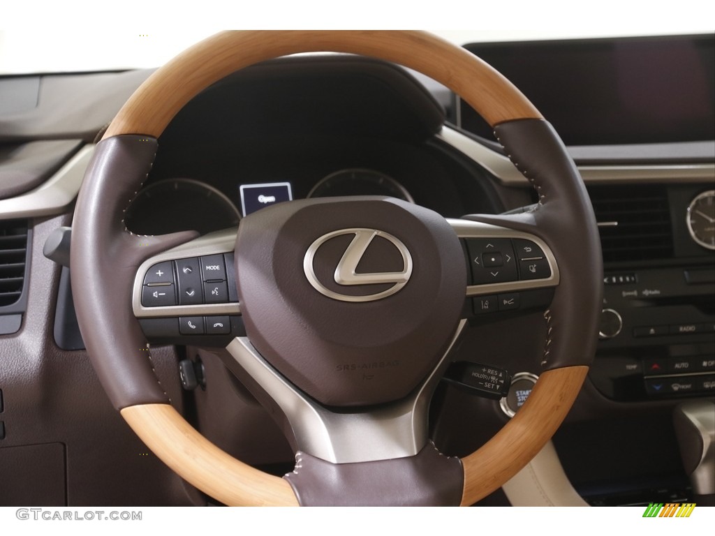 2019 Lexus RX 350 AWD Parchment Steering Wheel Photo #144445457