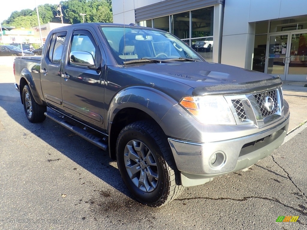 Gun Metallic 2016 Nissan Frontier SL Crew Cab 4x4 Exterior Photo #144445754