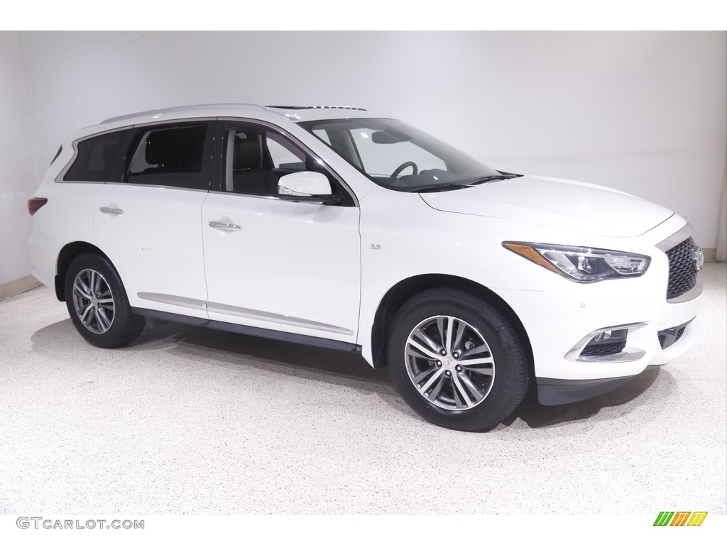 2020 QX60 Luxe AWD - Majestic White / Java photo #1