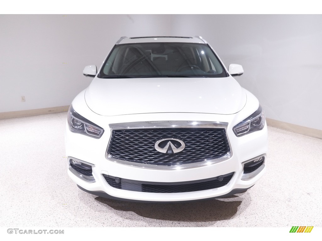 2020 QX60 Luxe AWD - Majestic White / Java photo #2