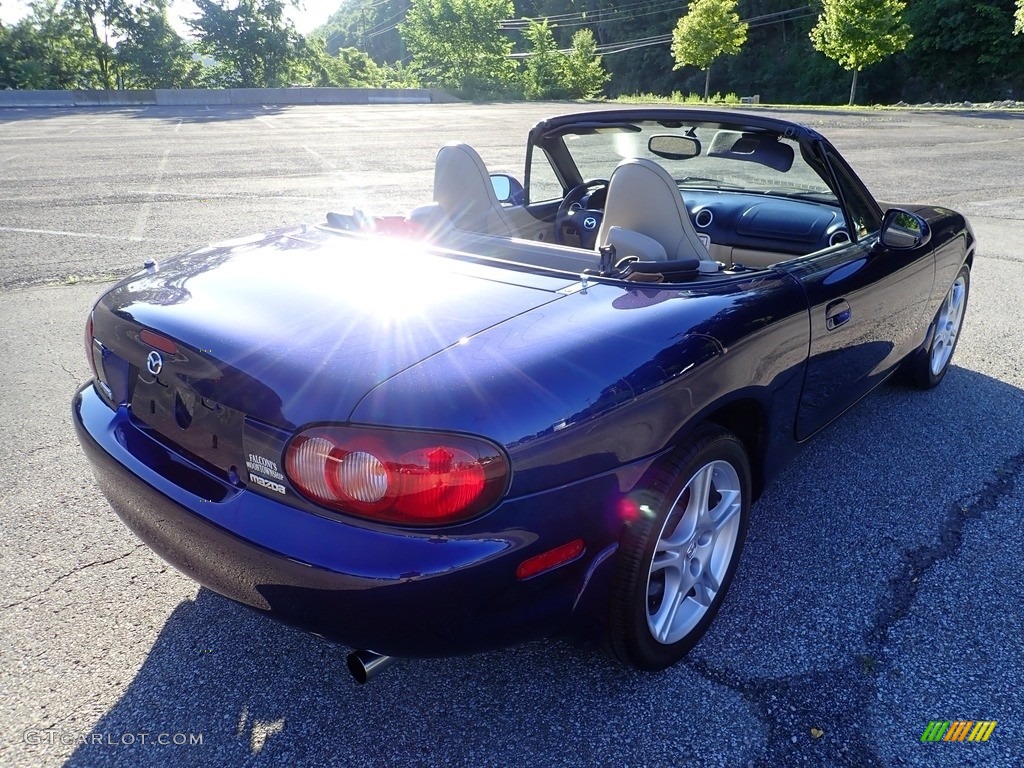2004 MX-5 Miata LS Roadster - Strato Blue Mica / Parchment photo #2