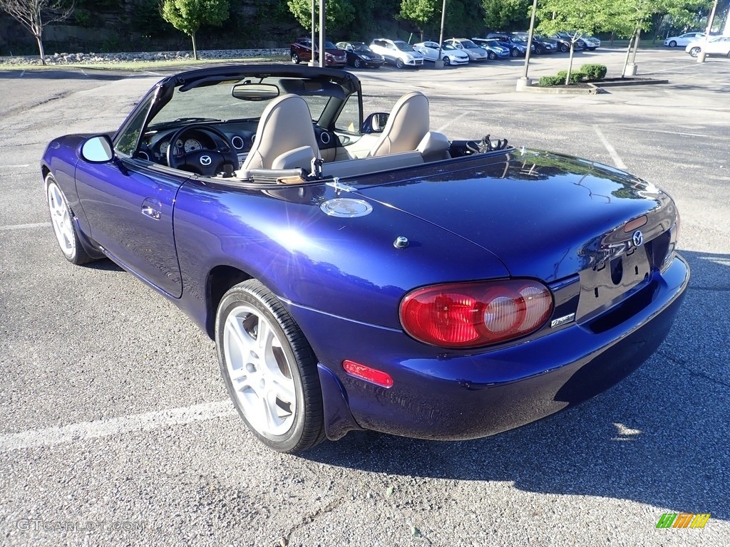 2004 MX-5 Miata LS Roadster - Strato Blue Mica / Parchment photo #4