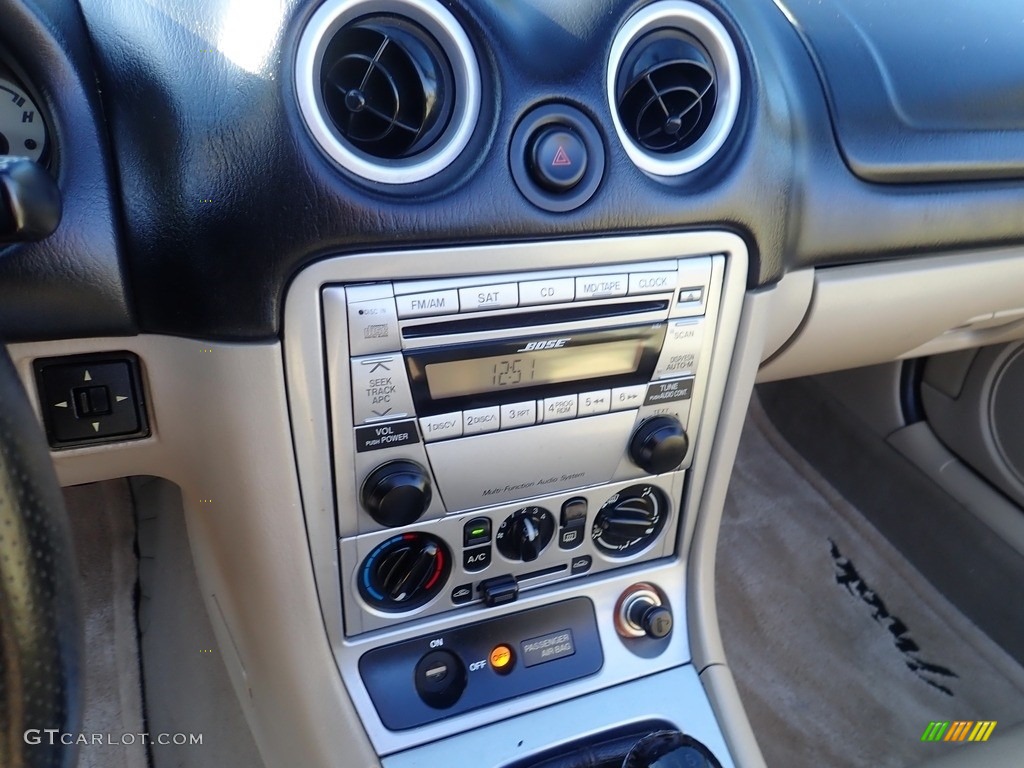 2004 MX-5 Miata LS Roadster - Strato Blue Mica / Parchment photo #17