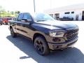 2022 Diamond Black Crystal Pearl Ram 1500 Big Horn Night Edition Quad Cab 4x4  photo #7