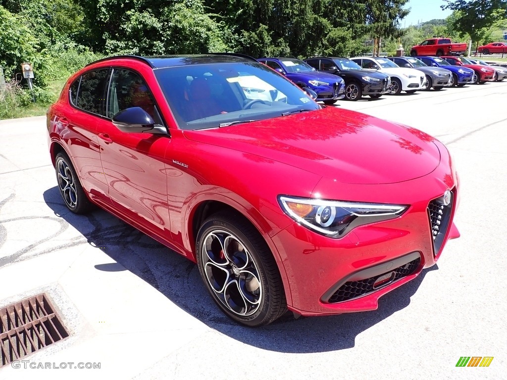 Alfa Rosso (Red) 2022 Alfa Romeo Stelvio Veloce AWD Exterior Photo #144447938