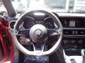 Red/Black 2022 Alfa Romeo Stelvio Veloce AWD Steering Wheel