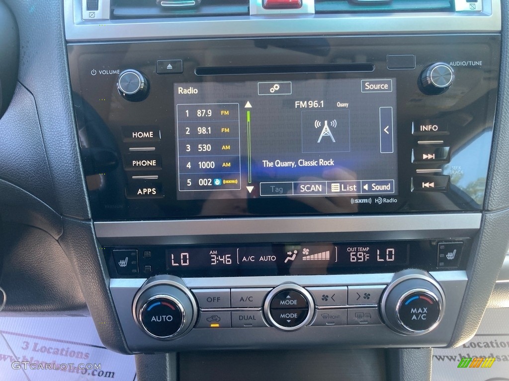 2017 Outback 2.5i Premium - Lapis Blue Pearl / Slate Black photo #19