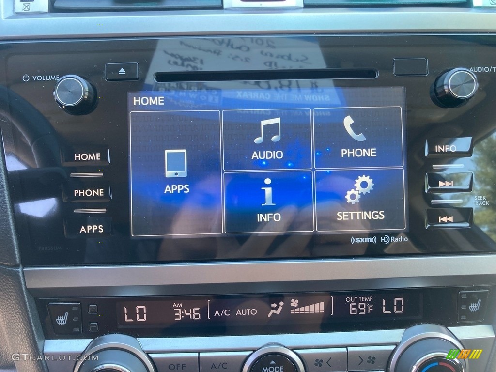 2017 Outback 2.5i Premium - Lapis Blue Pearl / Slate Black photo #20