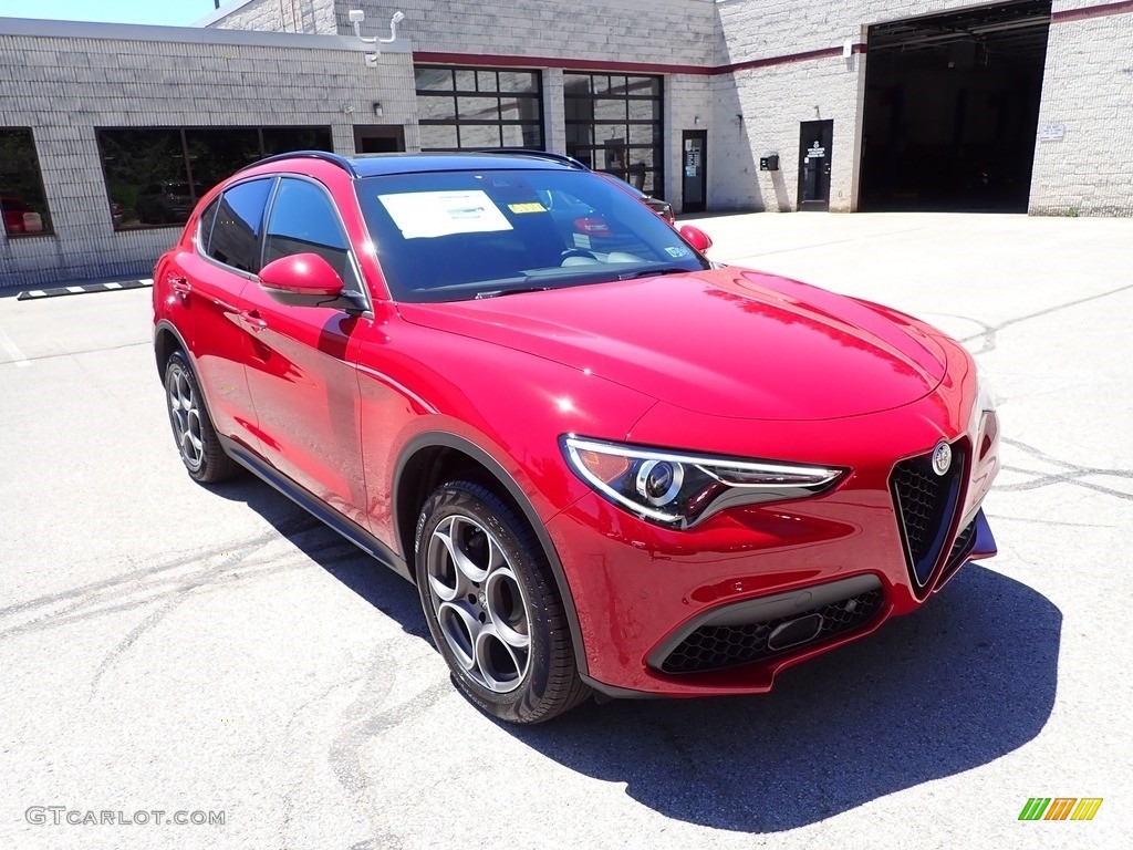 2022 Stelvio Sprint AWD - Alfa Rosso (Red) / Black photo #7