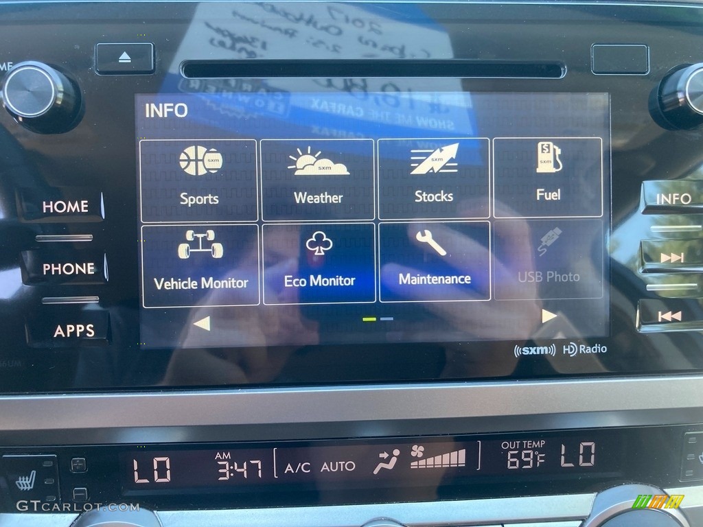2017 Outback 2.5i Premium - Lapis Blue Pearl / Slate Black photo #21