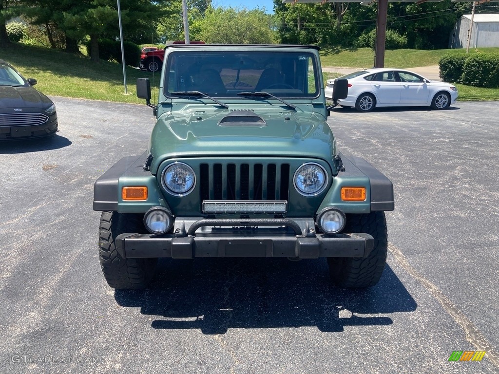 2000 Wrangler Sport 4x4 - Forest Green Pearl / Agate photo #8