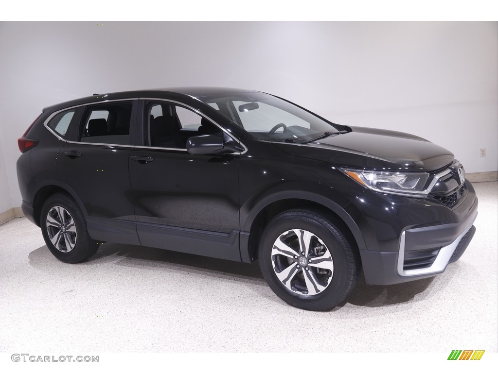 2021 CR-V LX AWD - Crystal Black Pearl / Black photo #1