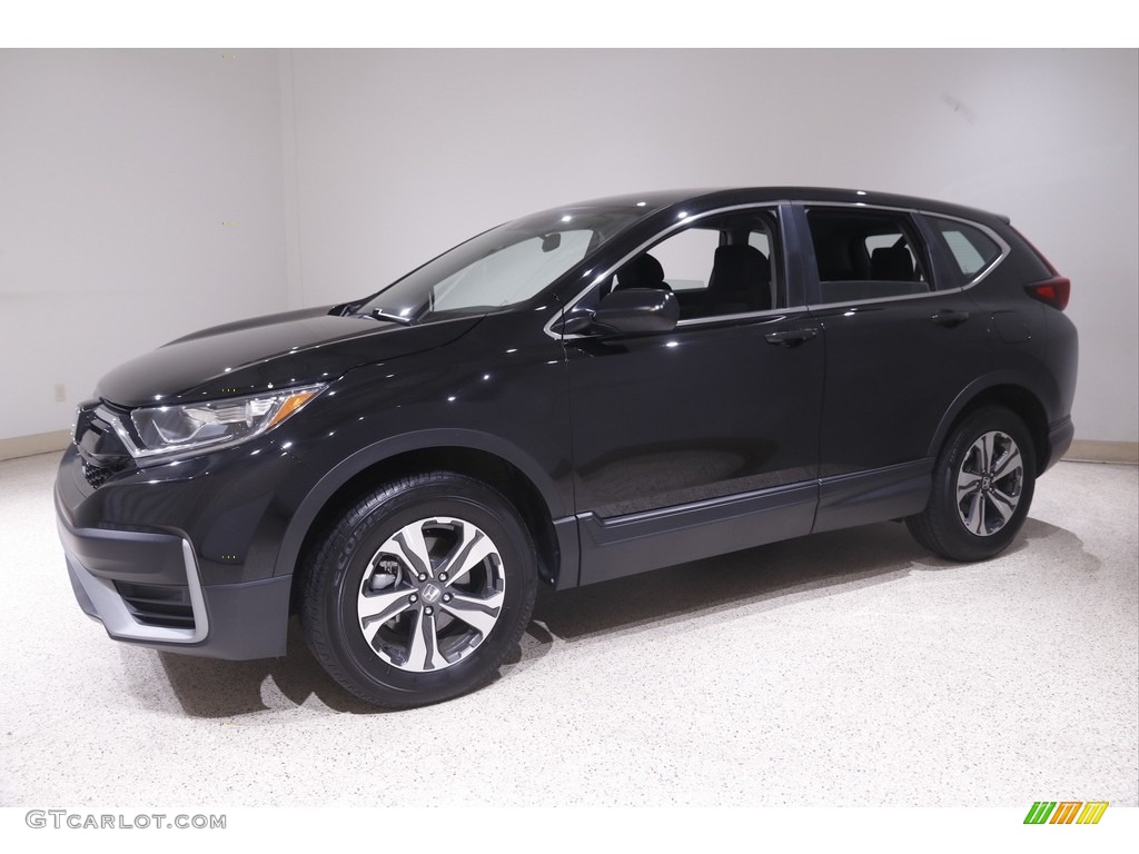 2021 CR-V LX AWD - Crystal Black Pearl / Black photo #3