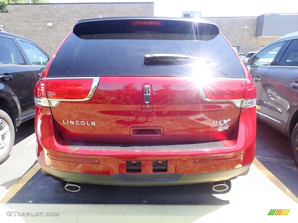 2015 MKX AWD - Ruby Red Metallic / Charcoal Black photo #3