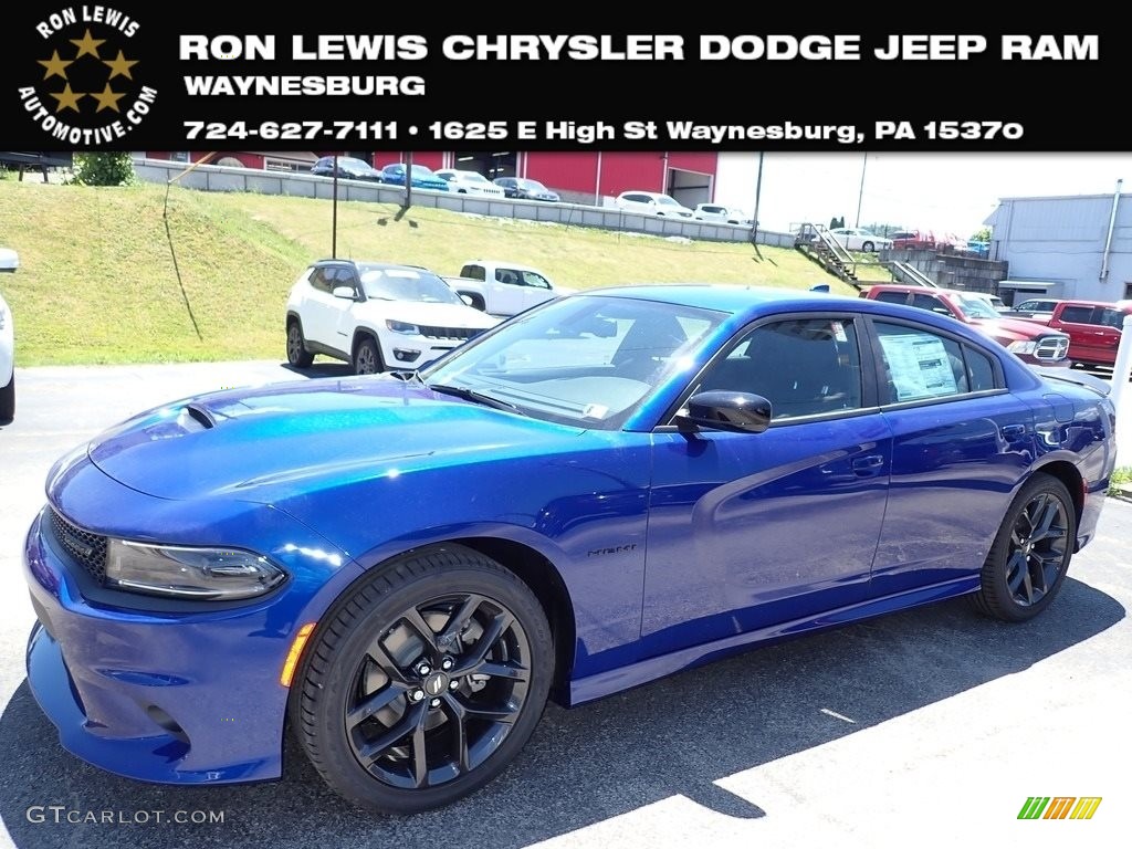 2022 Indigo Blue Dodge Charger R/T Blacktop 144450030 Photo 2