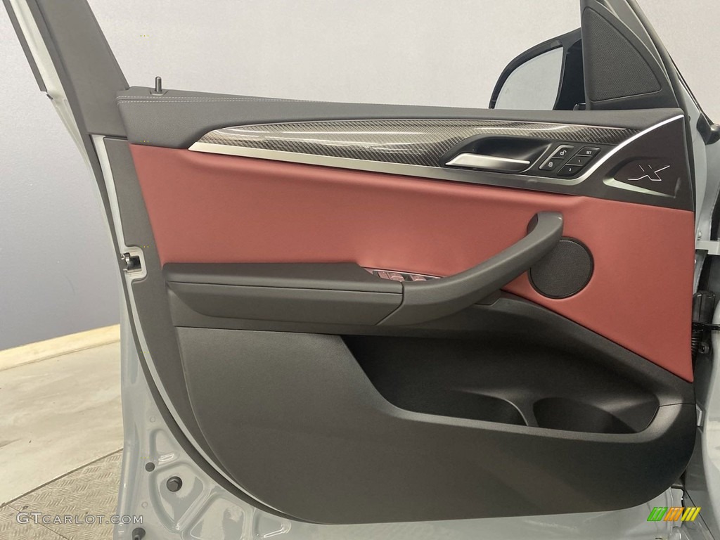 2022 BMW X3 M40i Tacora Red Door Panel Photo #144450391
