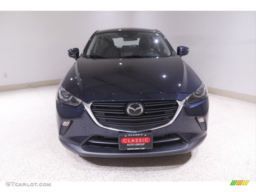 2019 CX-3 Sport AWD - Deep Crystal Blue Mica / Black photo #2
