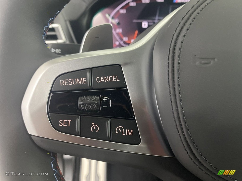 2022 BMW X3 M40i Tacora Red Steering Wheel Photo #144450511