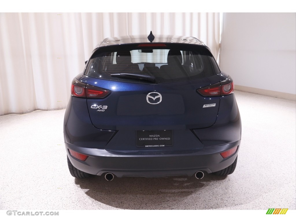 2019 CX-3 Sport AWD - Deep Crystal Blue Mica / Black photo #17