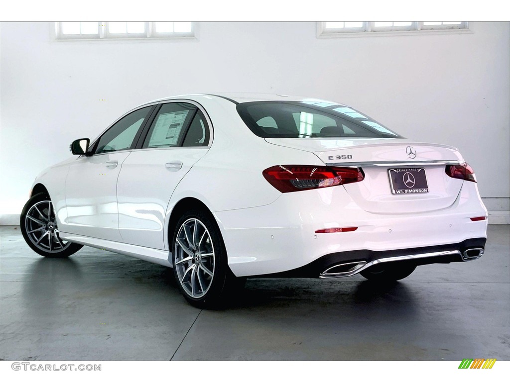 2022 E 350 Sedan - Polar White / Black photo #2