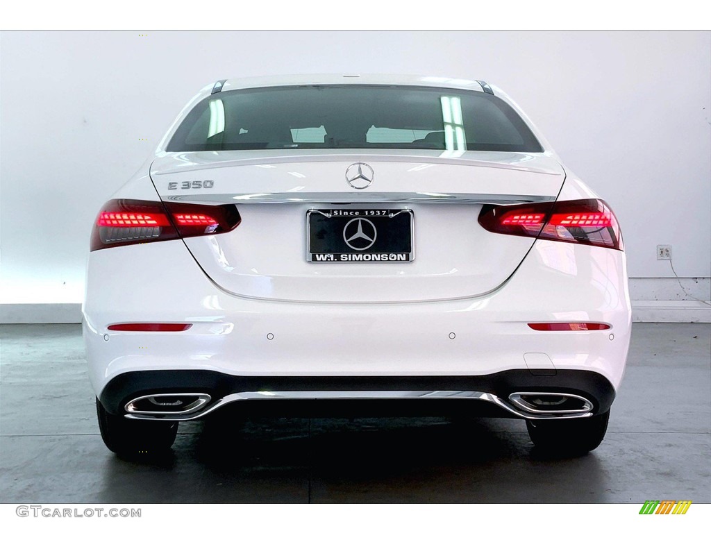 2022 E 350 Sedan - Polar White / Black photo #3