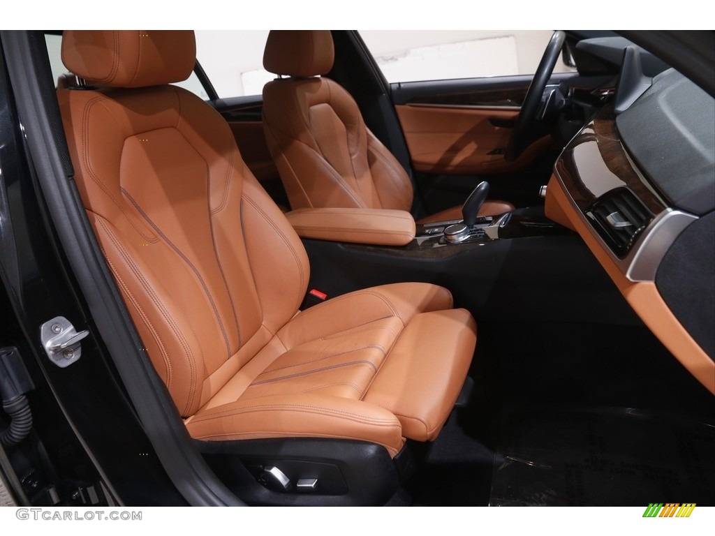 2019 5 Series 530i xDrive Sedan - Black Sapphire Metallic / Cognac photo #18